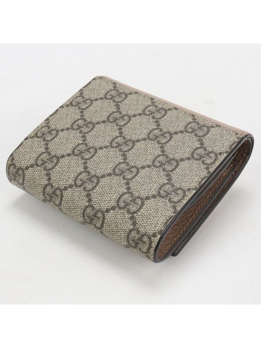 Gucci Compact Wallet Double Bifold GG Supreme Leather - Picture 2 of 7
